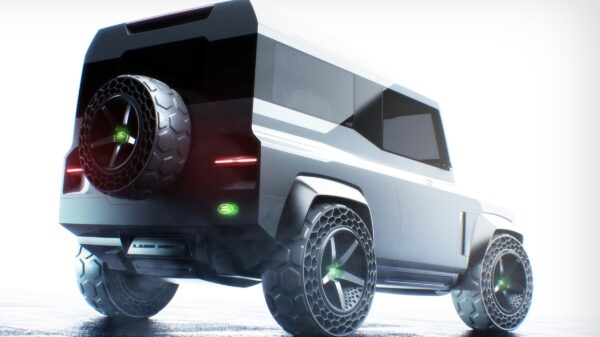 LAND ROVER CYBER DEFENDER by Matteo Gentile