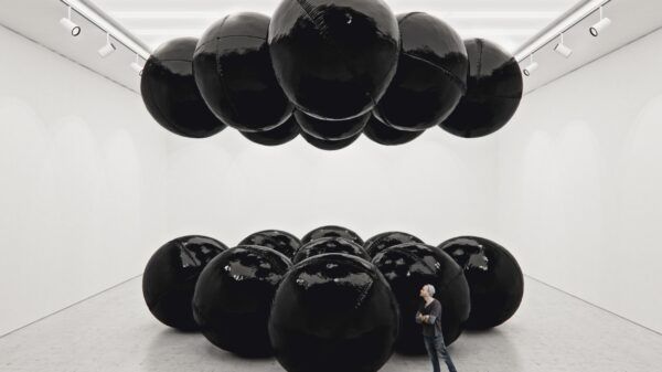Black Balloons II (Big Scale) by Tadao Cern