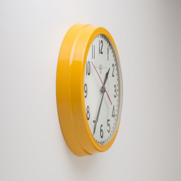 schoolhouse-electric-clock-industrial-yellow