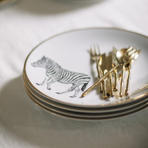 animal-dinner-plate-zebra