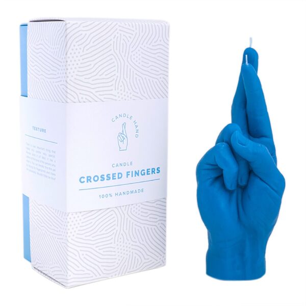 fingers-crossed-candle-blue