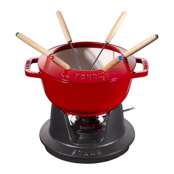 fondue-set-with-6-forks-cherry