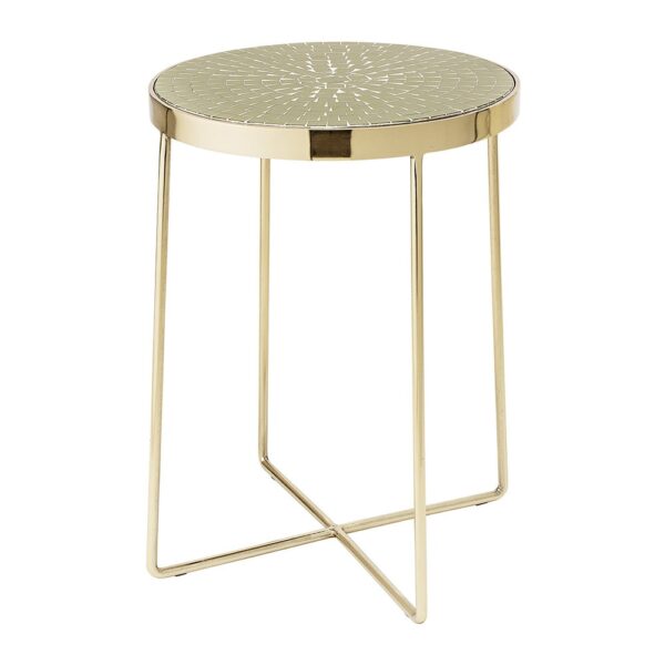 glass-round-side-table-green