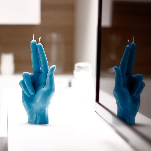 gun-fingers-candle-blue