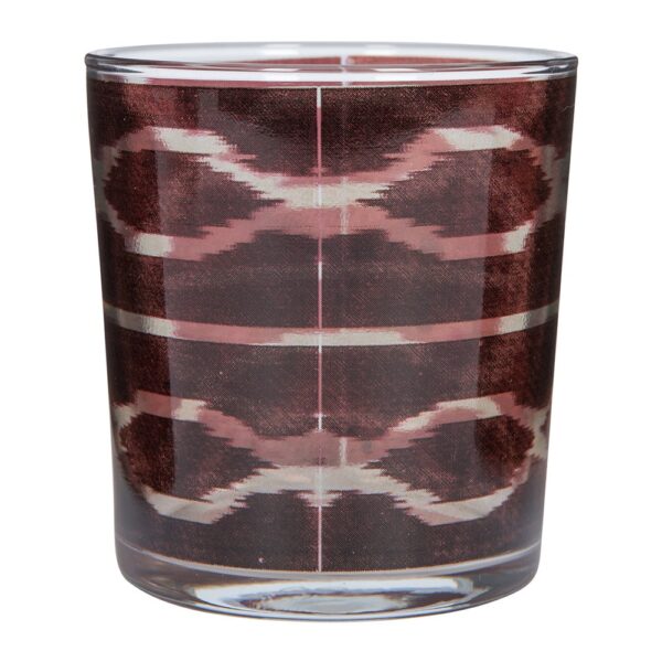 ikat-glass-red