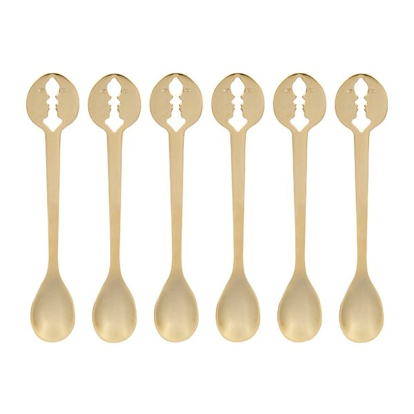 kiss-moka-teaspoons-set-of-6-gold