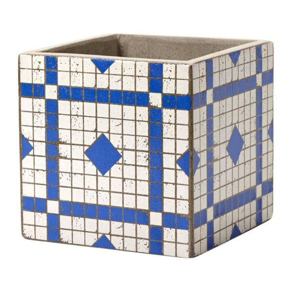 marie-mosaic-blue-white-square-plant-pot-17cm