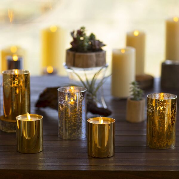 mercury-glass-led-candle-gold-13cm