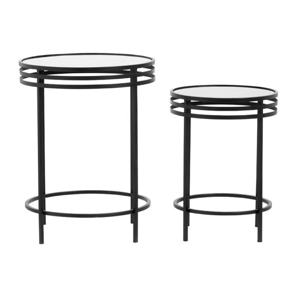 round-side-table-set-of-2-black