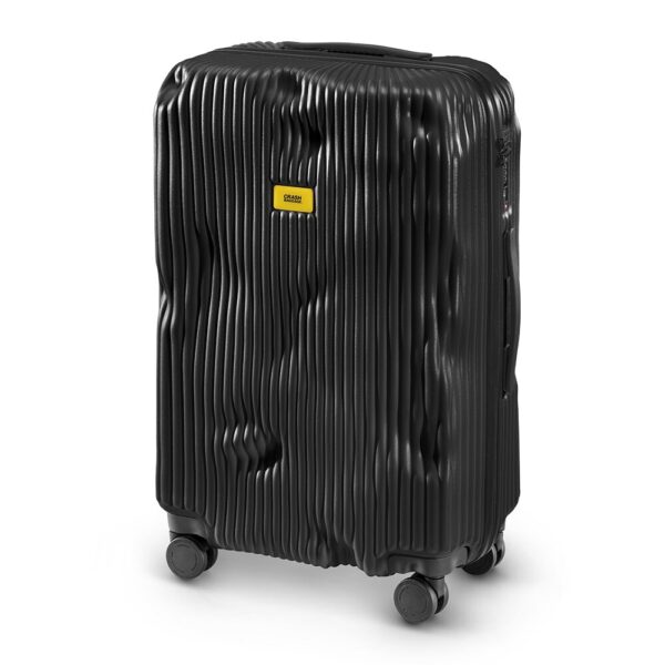 stripe-suitcase-black-medium