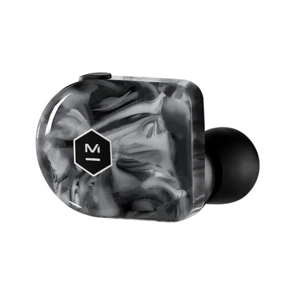 MW07 PLUS Wireless Steel Earphones - Black Marble