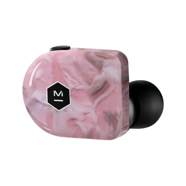 MW07 PLUS Wireless Steel Earphones - Pink Marble