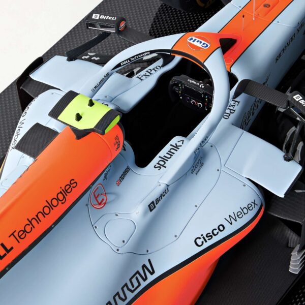 Amalgam Collection McLaren MCL35M Lando Norris 2021 Monaco Grand Prix 1 8 Model Car 0400619418348