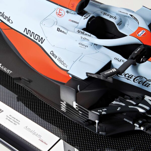 Amalgam Collection McLaren MCL35M Lando Norris 2021 Monaco Grand Prix 1 8 Model Car 0400619418348