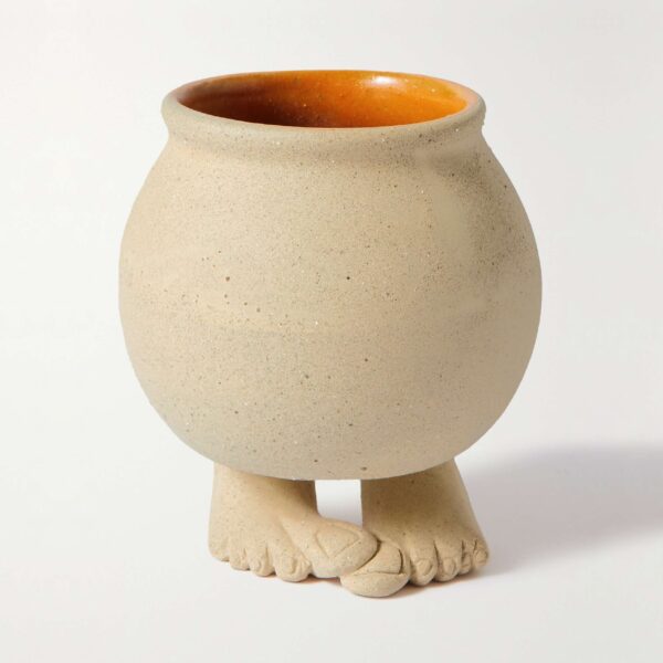 GENERAL ADMISSION Foot Glazed Earthenware Clay Planter 0400622315740