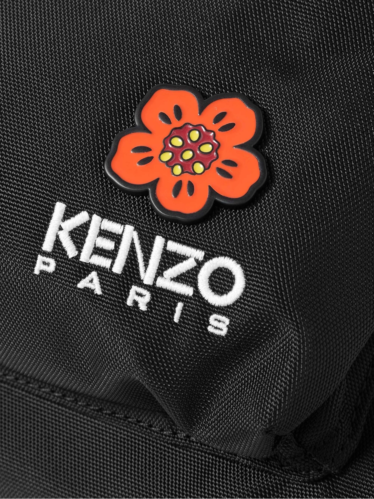 KENZO Crest Appliquéd Logo-Embroidered Canvas Backpack - Shop - bhibu