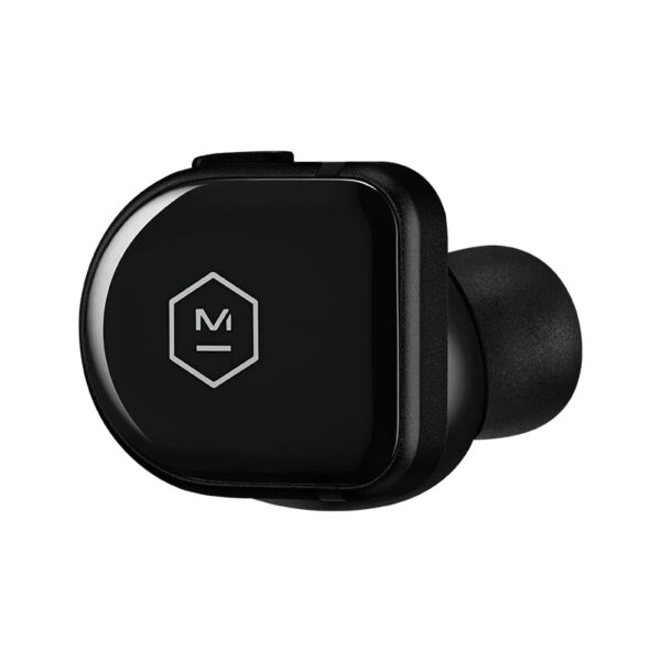 Master Dynamic MW08 Wireless Earphones - Black Ceramic - Matte Black Case 39349674082496