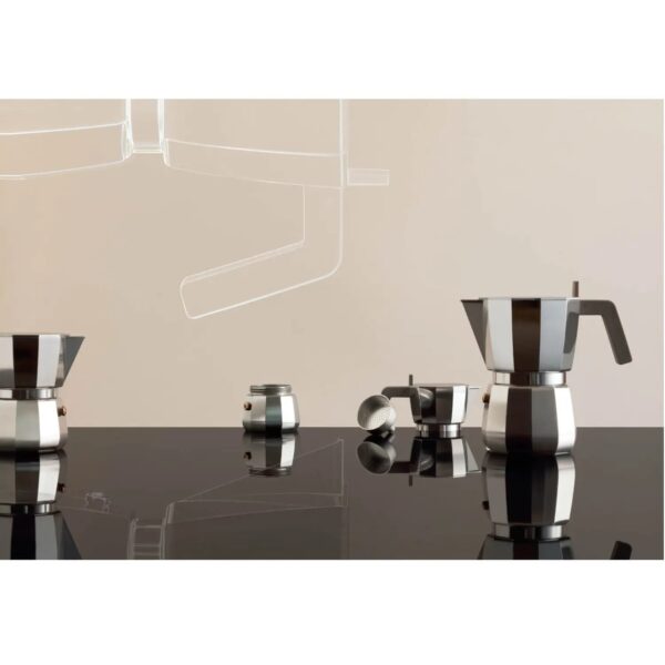 Alessi David Chipperfield 3 Cup Moka Espresso Maker 12183116