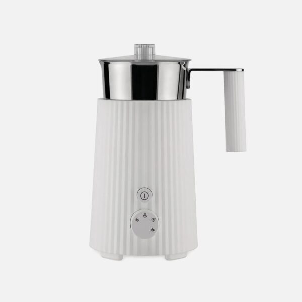 Alessi Milk Frother - Plisse White 13971976