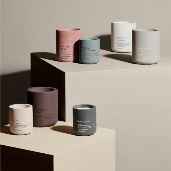 blomus Fraga Scented Candle - Soft Linen 12095460