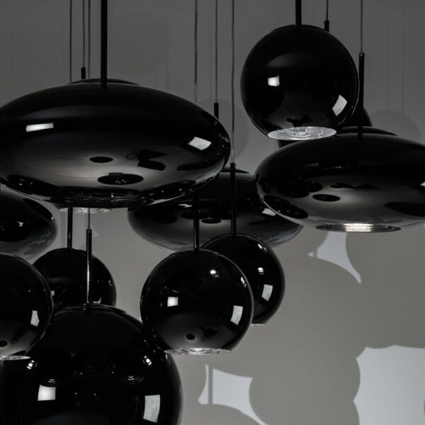 Tom Dixon Copper Wide Pendant Black 2273