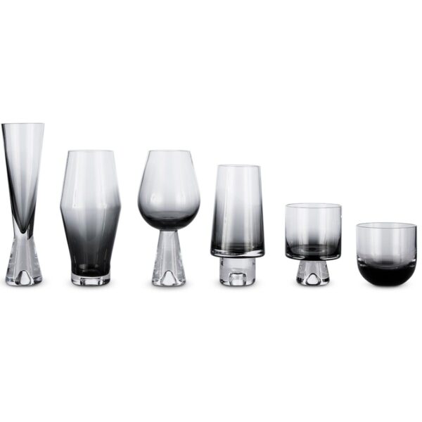 Tom Dixon Tank Wine Glasses Black x2 2155