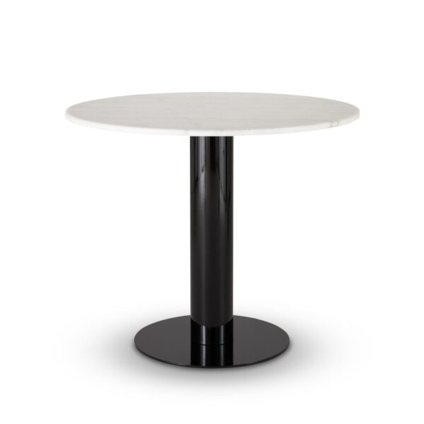 Tom Dixon Tube Dining Table White Marble Top 900mm 4943